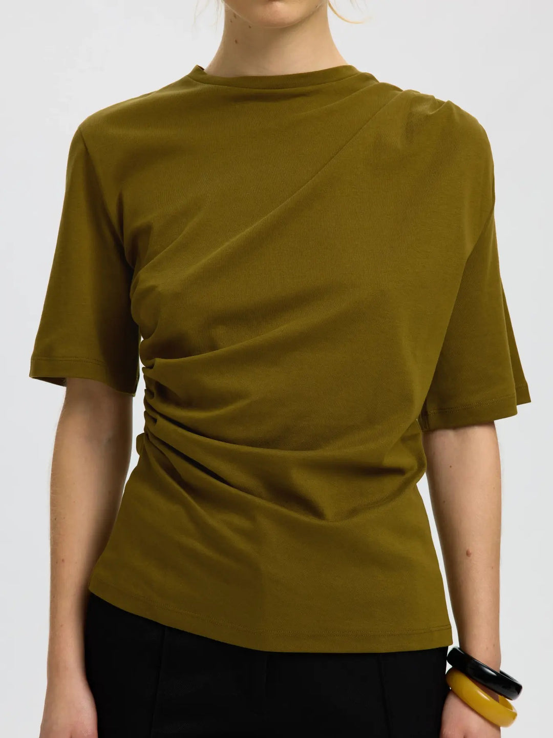 Woline light twist tee green