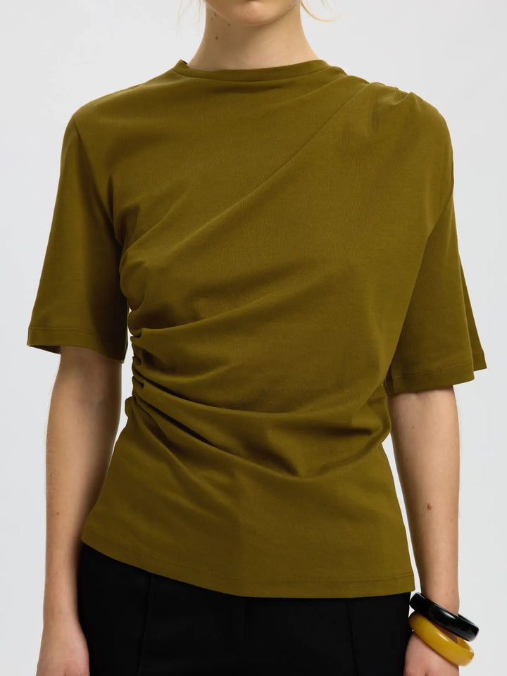 Woline light twist tee green