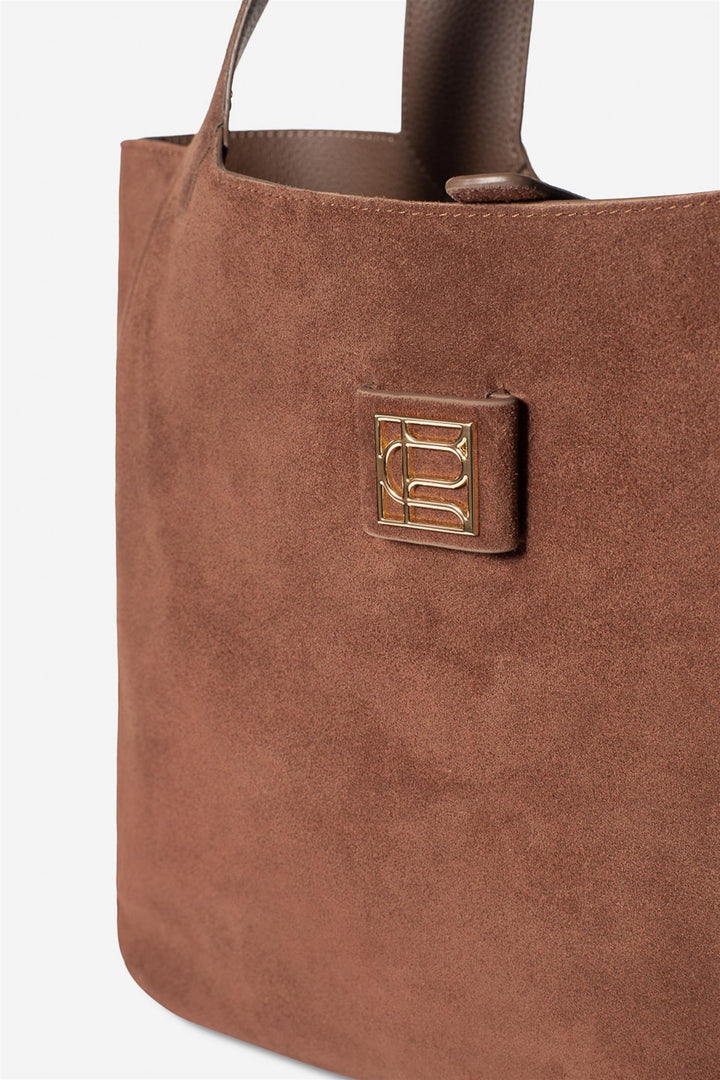 lucille tote bag large cognac