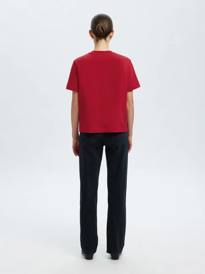 SLFESSENTIAL SS BOXY TEE