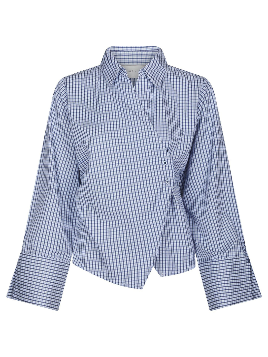 Fenli check shirt blue