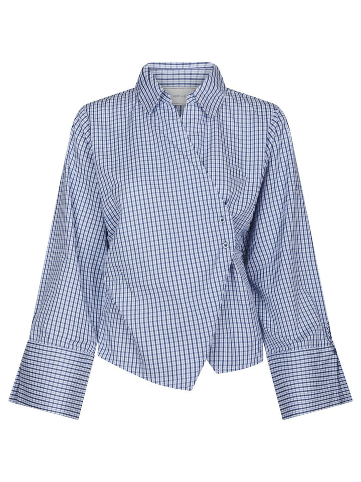 Fenli check shirt blue