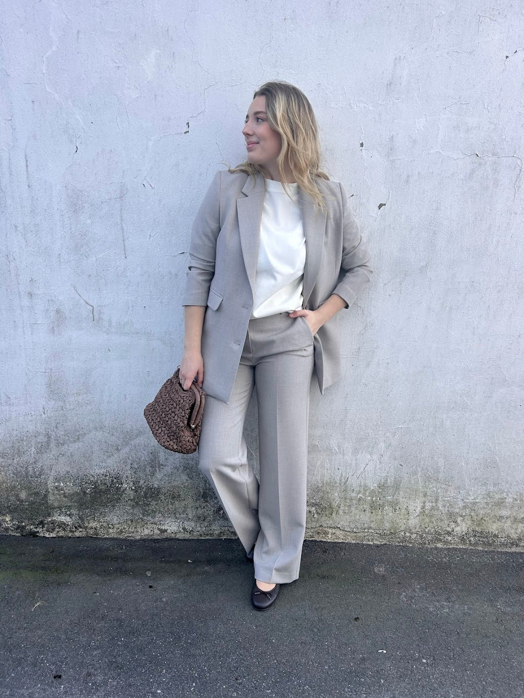 RITA LS RELAXED BLAZER MEL