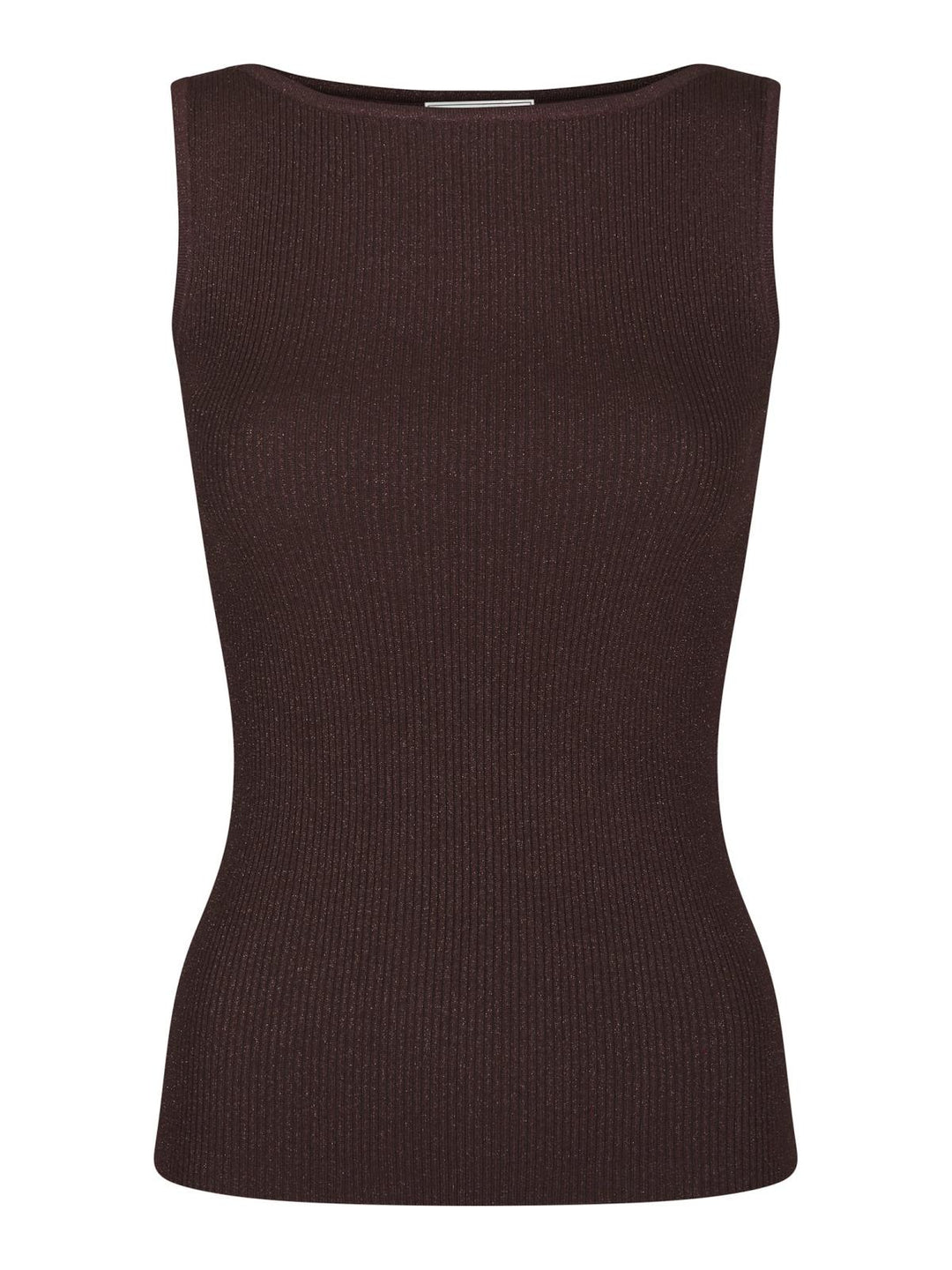 Talia glitter knit top burgundy