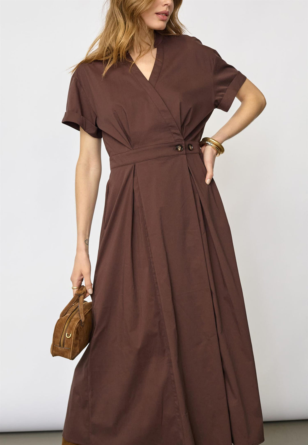 Elara Wrap Dress