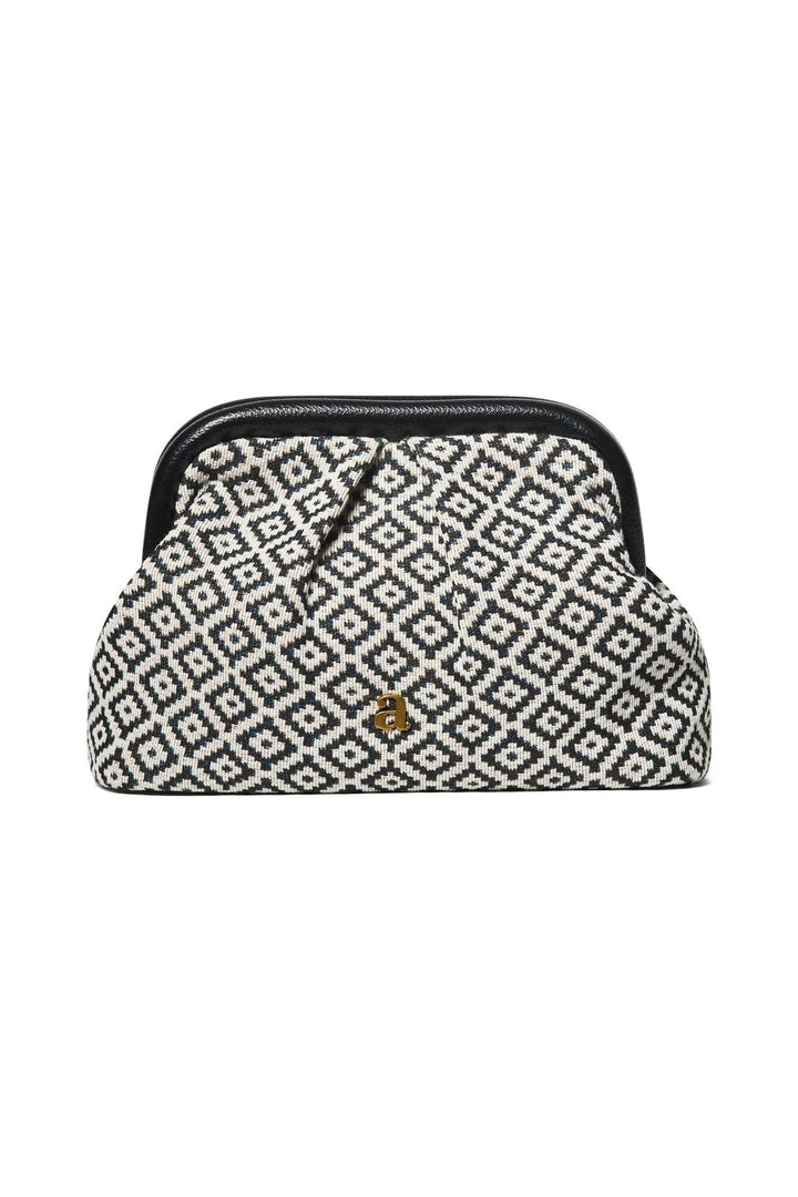 Jacquard Clutch Black Combo