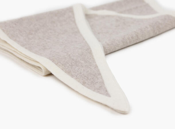 Lara duo wool cashmere triangle sand
