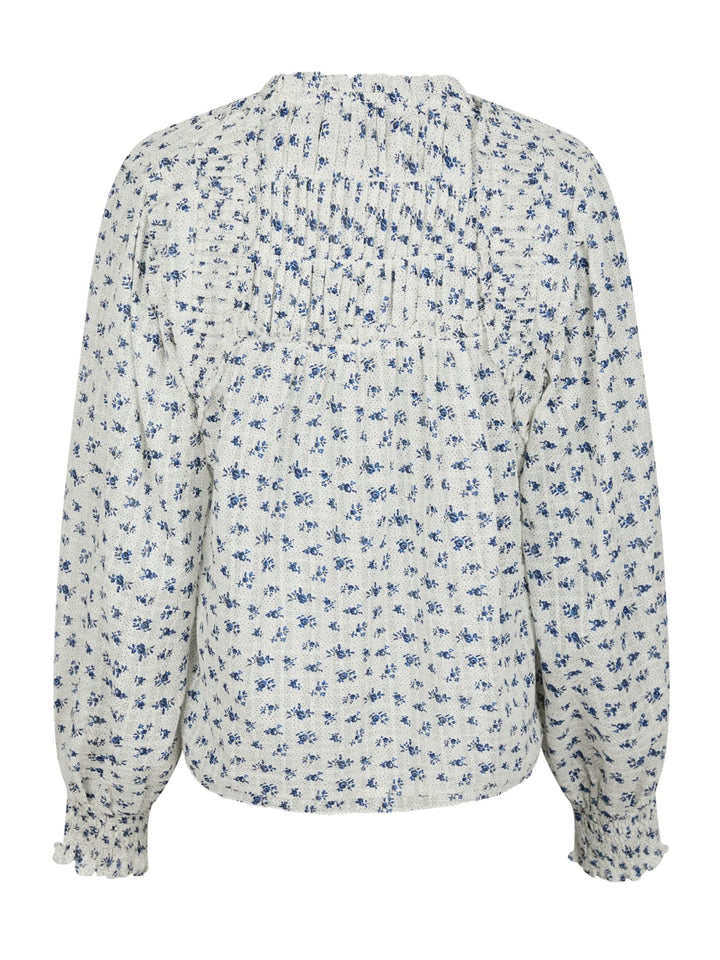 Nipoa Dot Flower Blouse