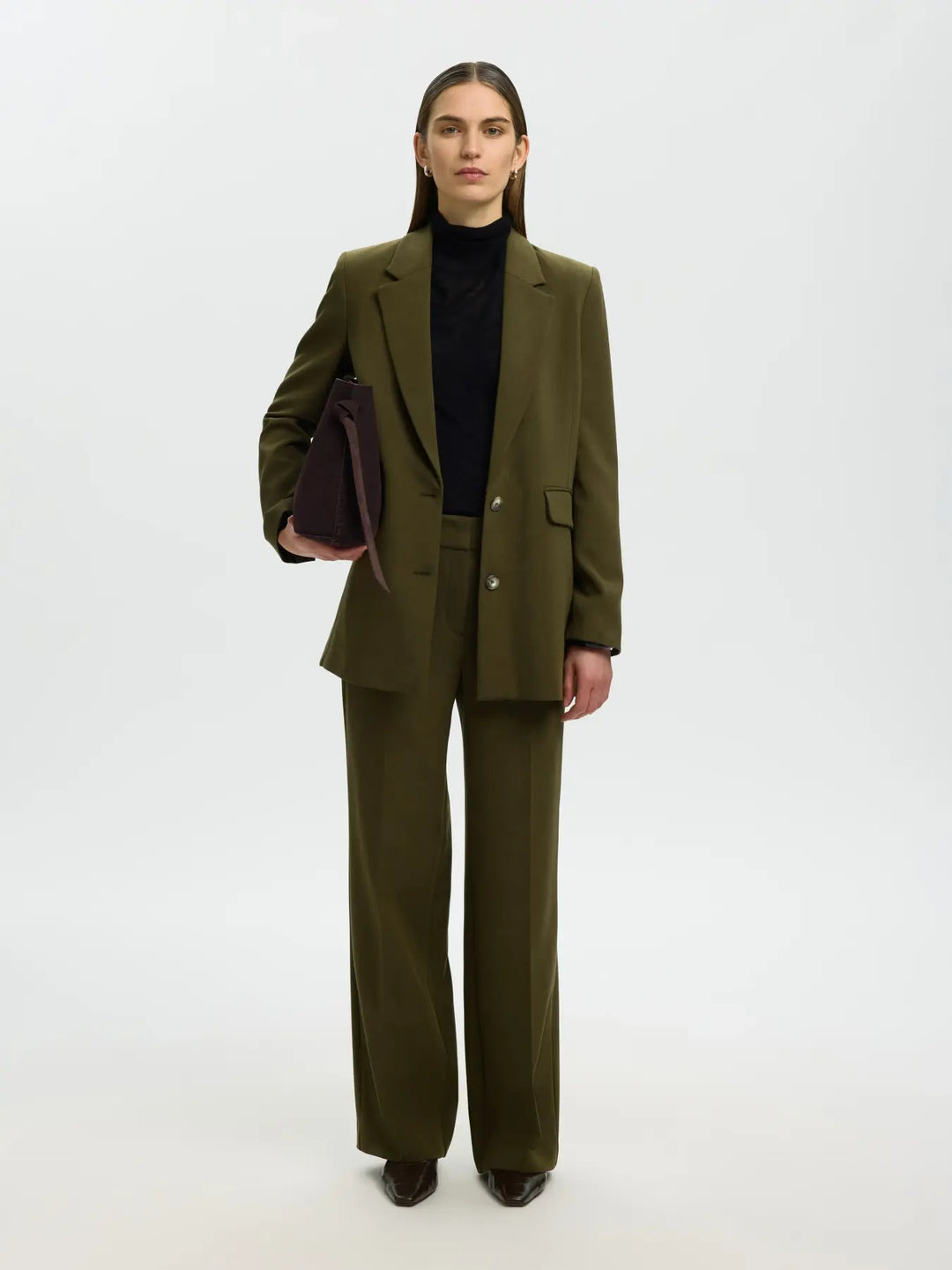 rita wide pant green