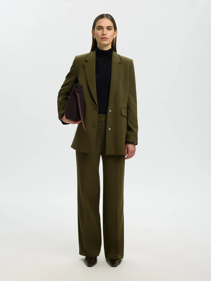 rita wide pant green