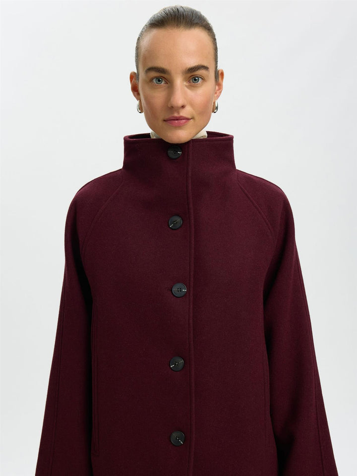 SLFVINNI WOOL BLEND COAT