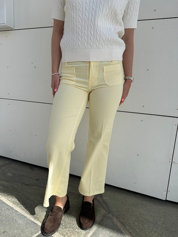 Tess pocket cropped
