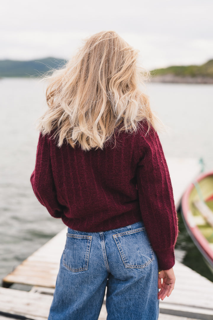 Mira amalie pullover choko truffle