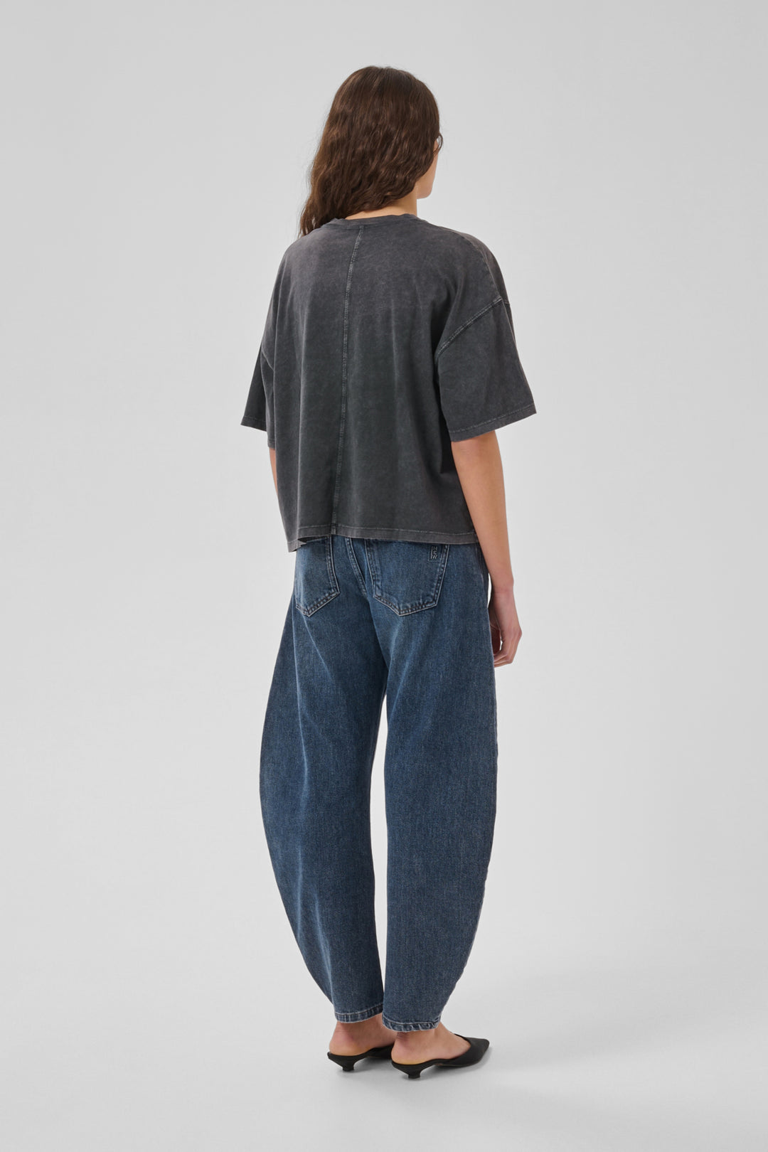 Esa boxy short tee black