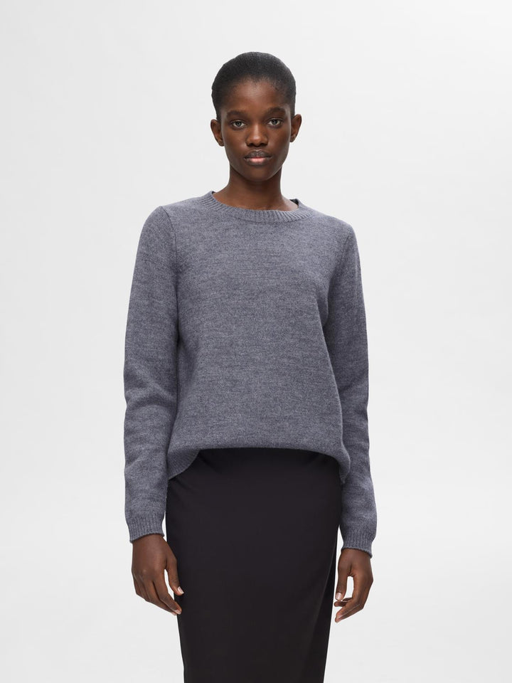 Ana Ls Knit O-Neck