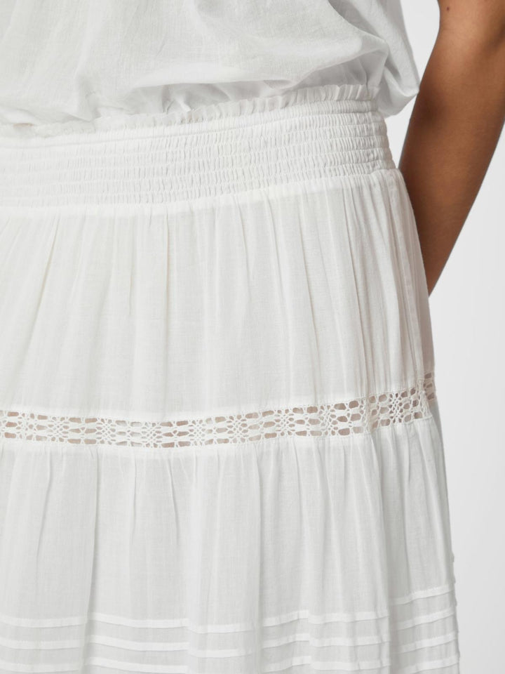Felicia voile skirt white