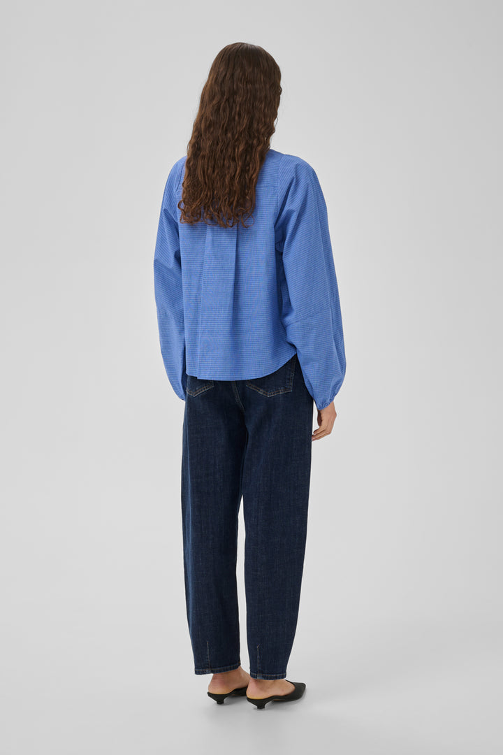 Lucy high barrel dark blue