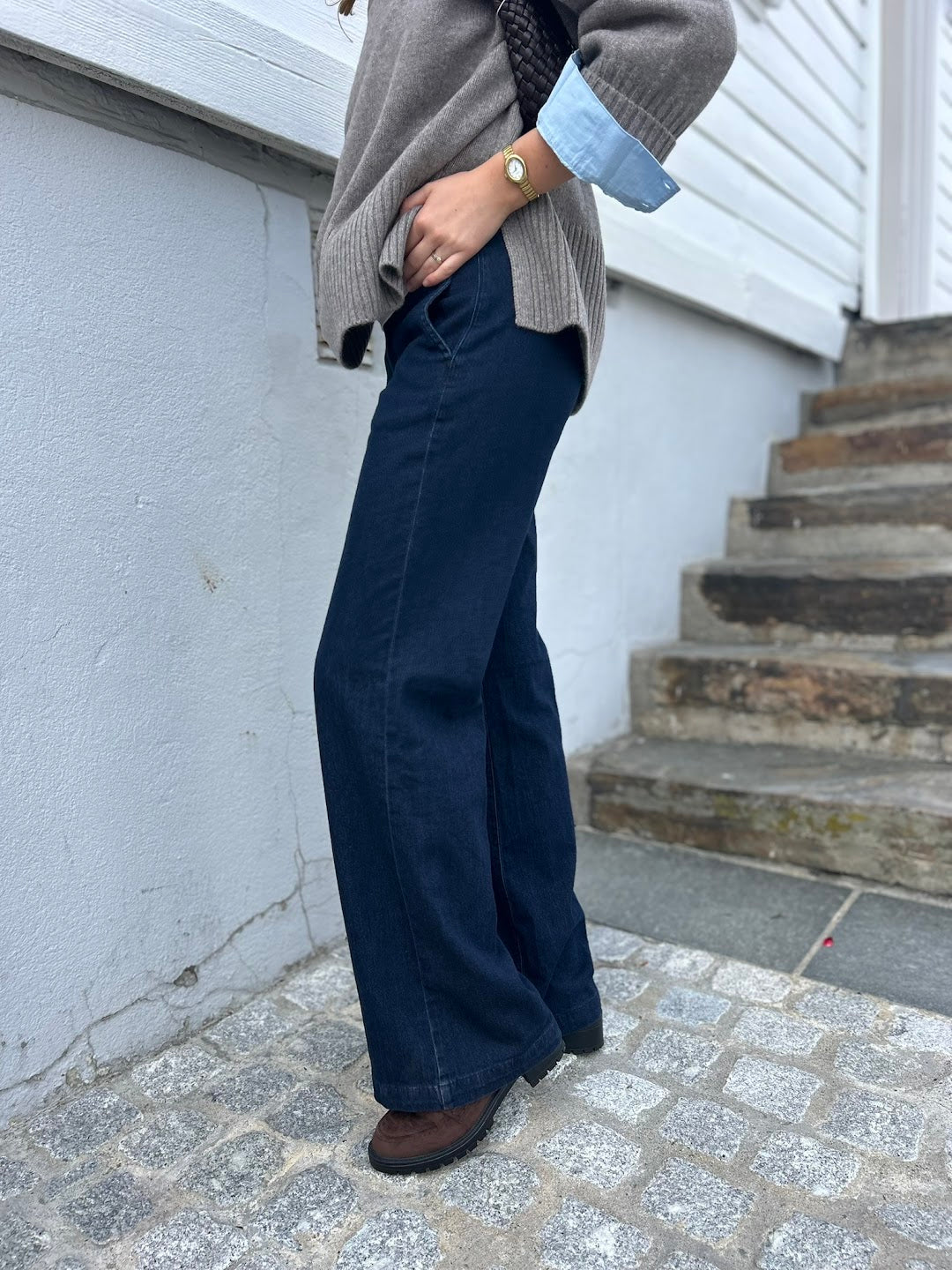 The lara pant dark blue