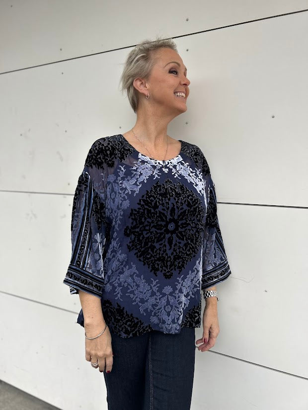 Briar Silk-Viscose Blouse