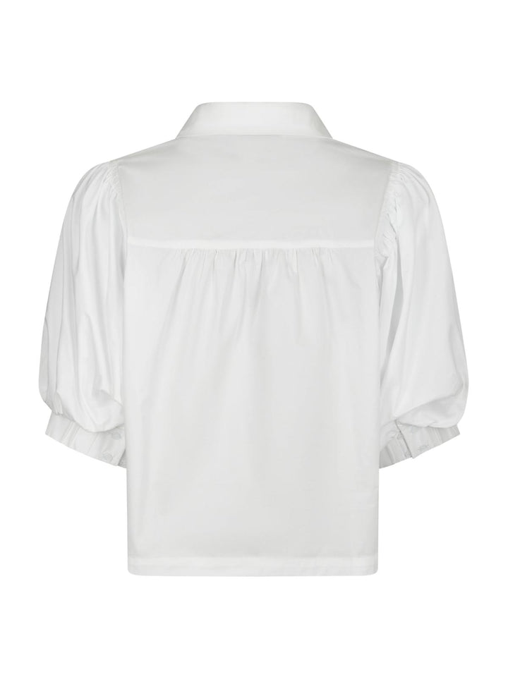 etta poplin shirt white