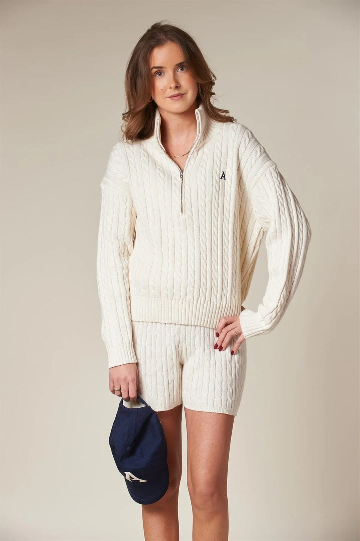 Madelyn Cable Half-zip