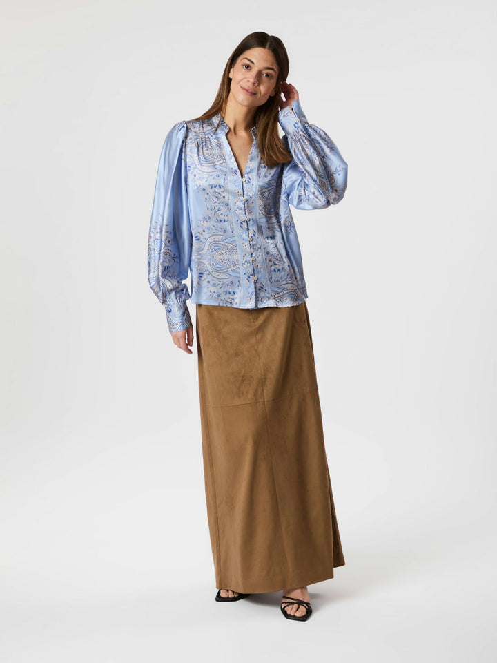 Massima Paisley Border Blouse
