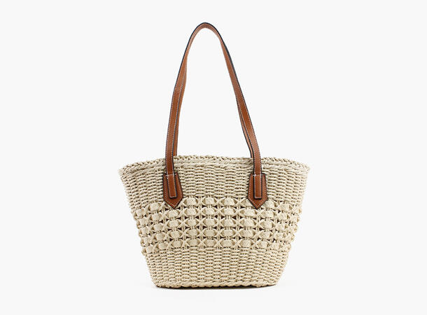 Straw bag medium