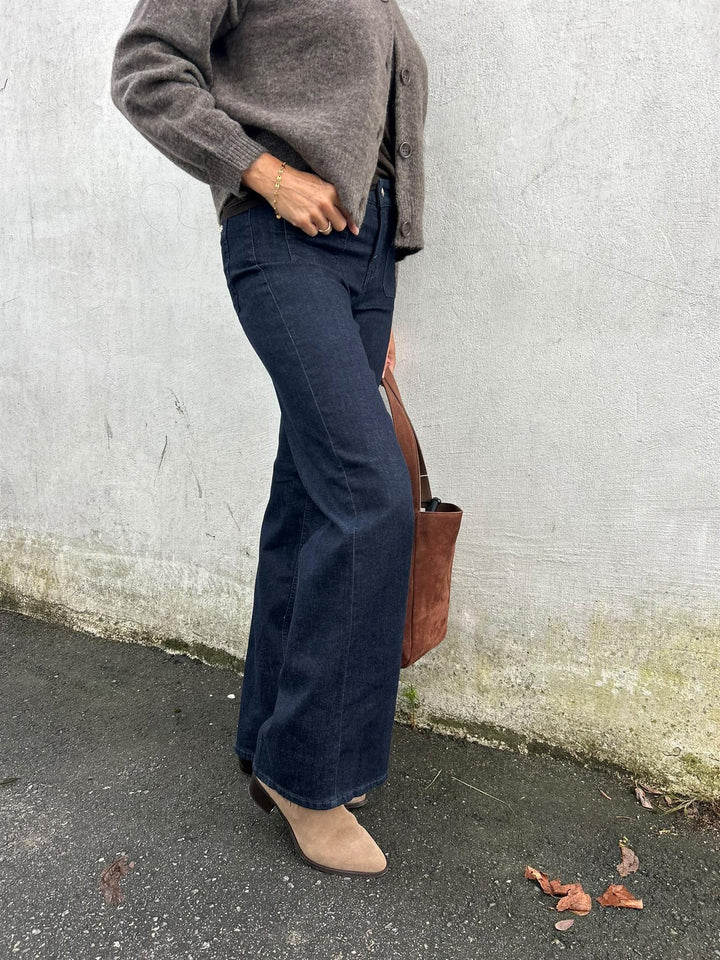 Amara strech blue denim modern rinsed