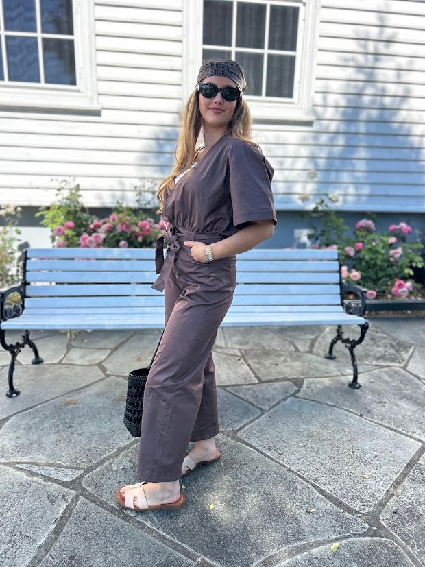 Gabby Jumpsuit Coffee
