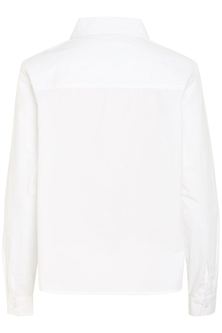 The shirt bright white