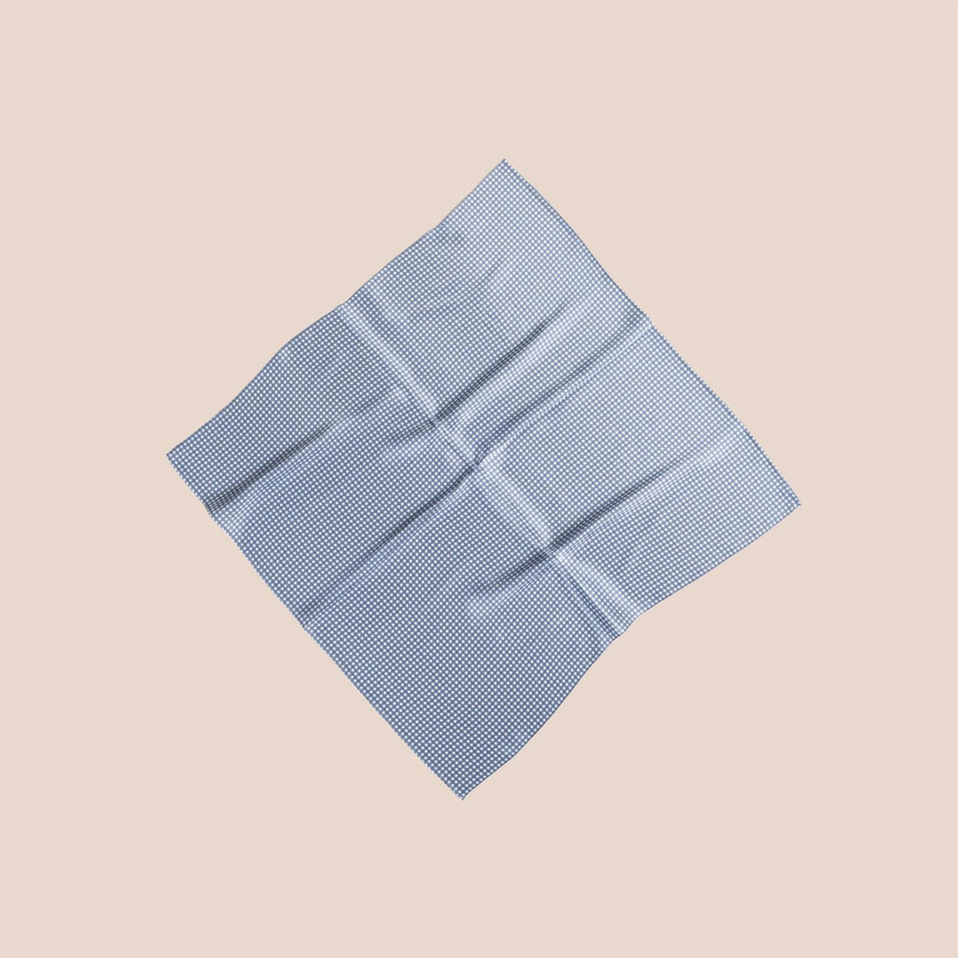 Silkeskjerf Como Light Blue