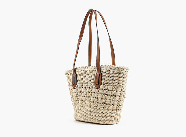 Straw bag medium