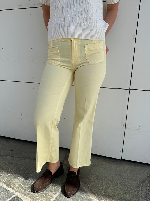 Tess pocket cropped