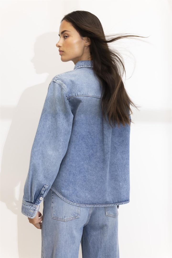 francis shirt mid blue