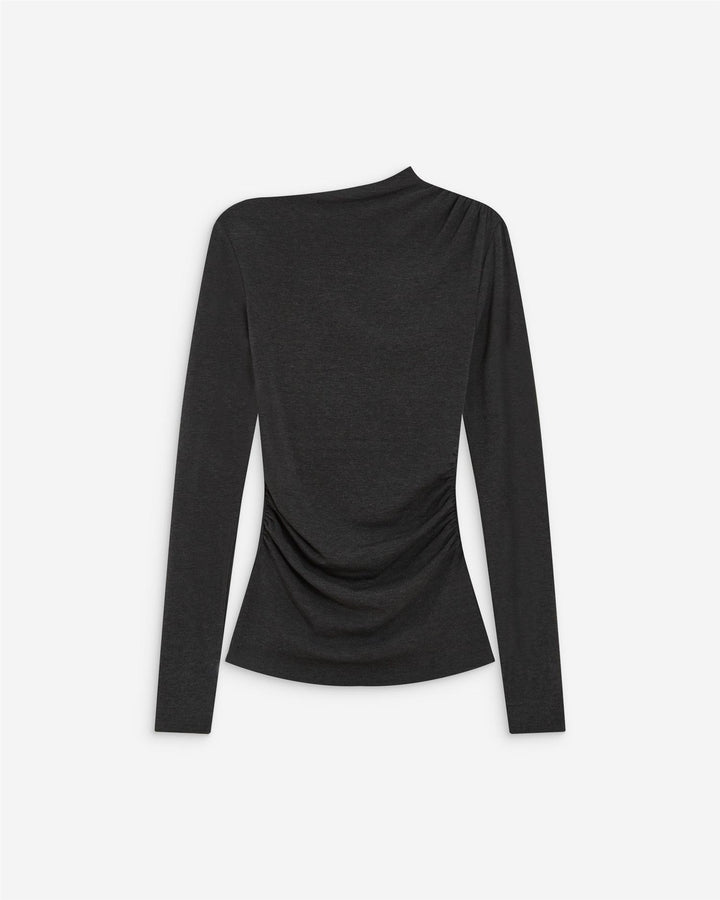 Aurygny Long sleeve asymmetric draped top