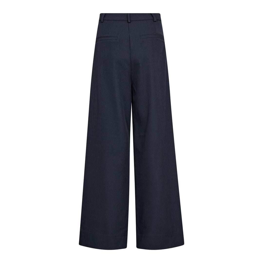 Luna pleat pant navy