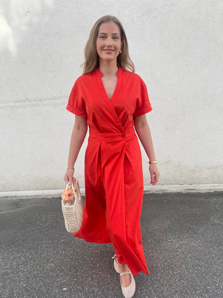 Elara Wrap Dress