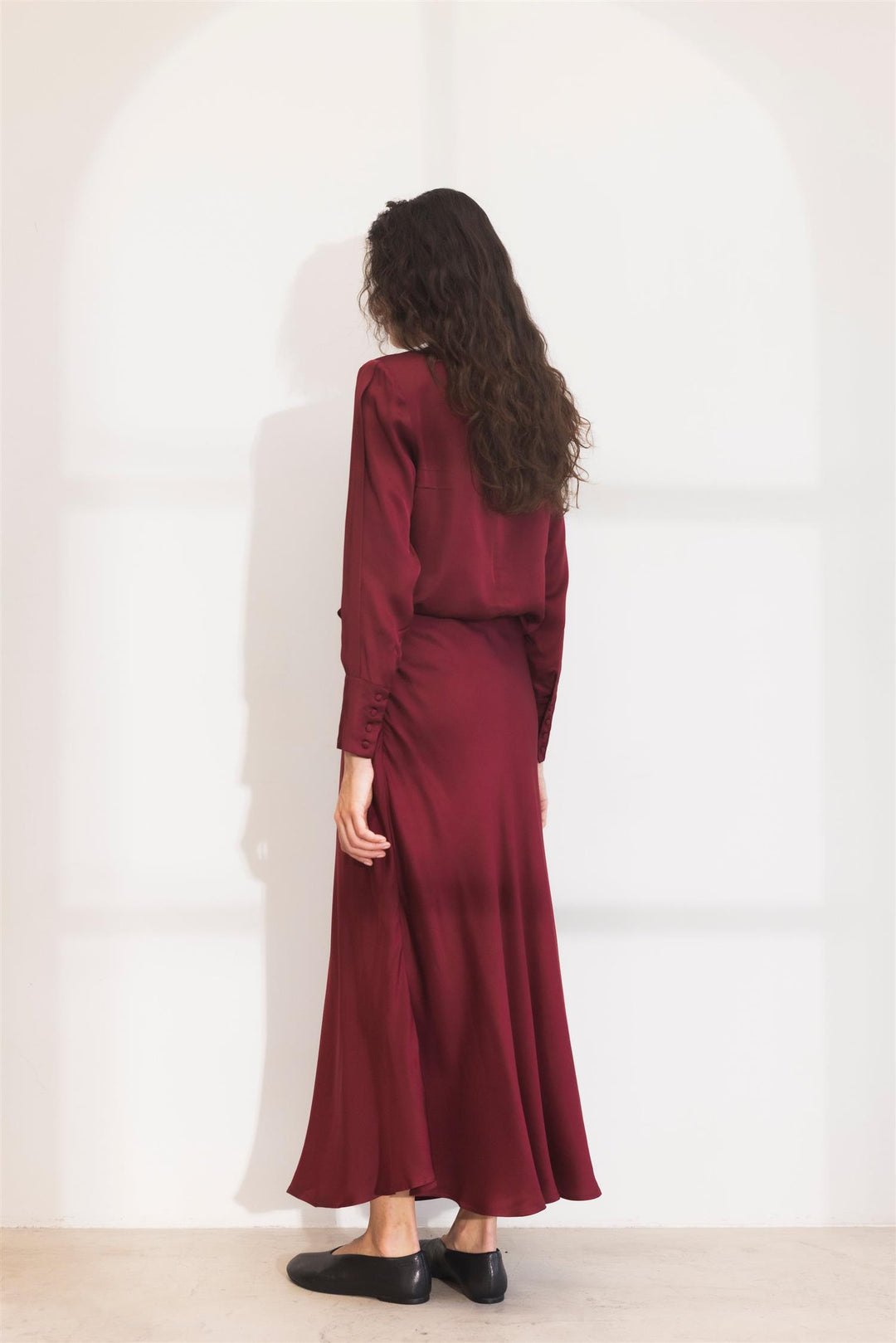 lune skirt dark red