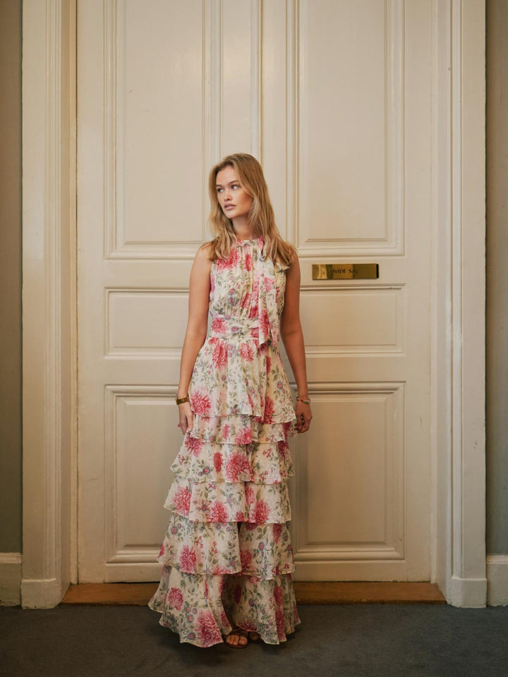 Marli Big Flower Dresss