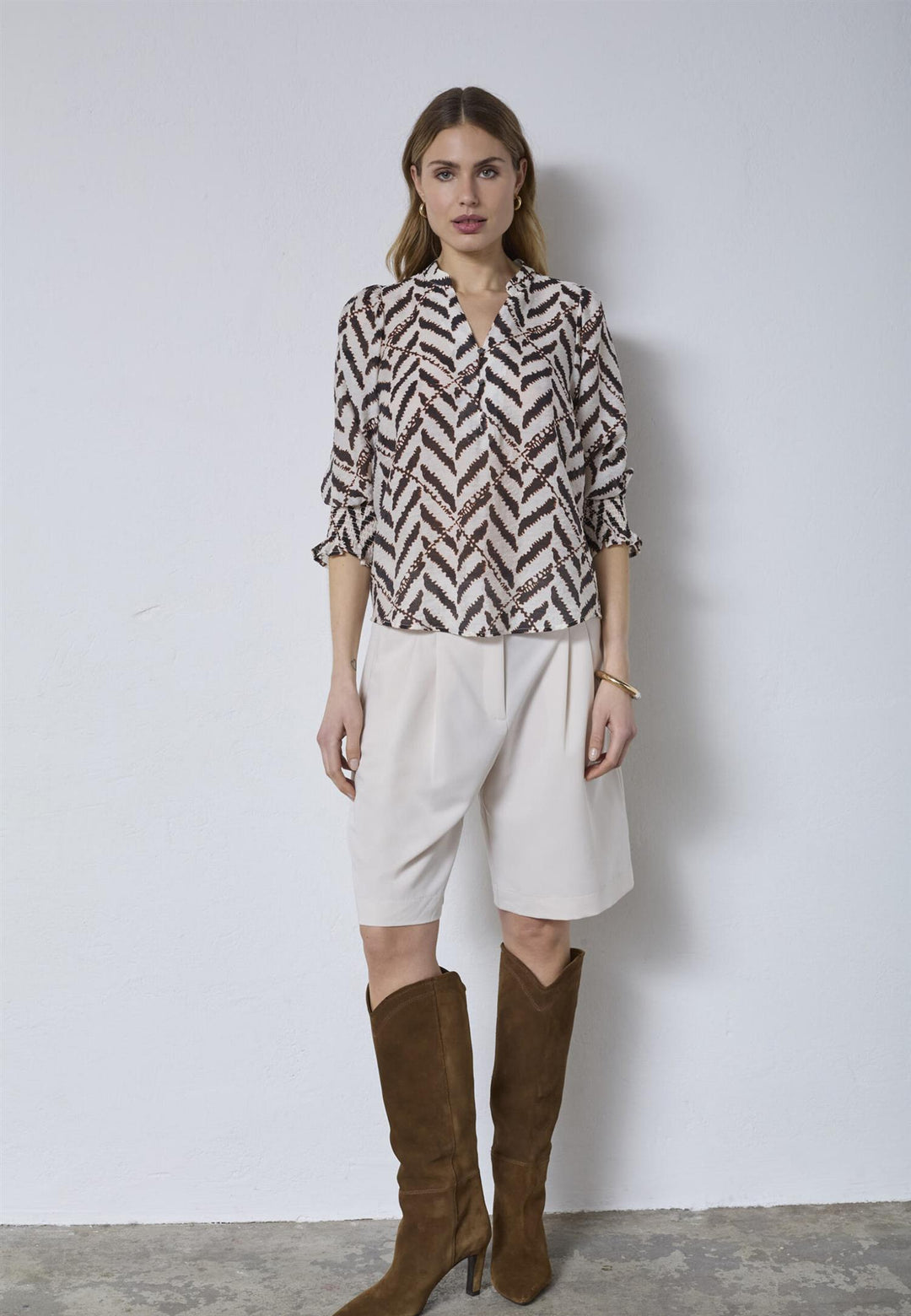 Memphis V-Blouse