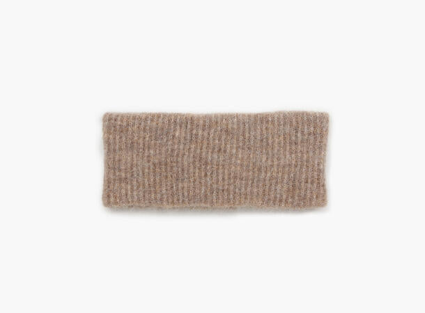 Gabriella wool mohair headband beige