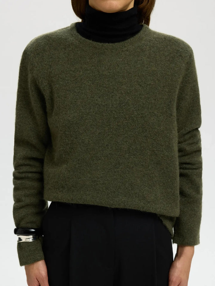 lulu new knit o-neck kalamata