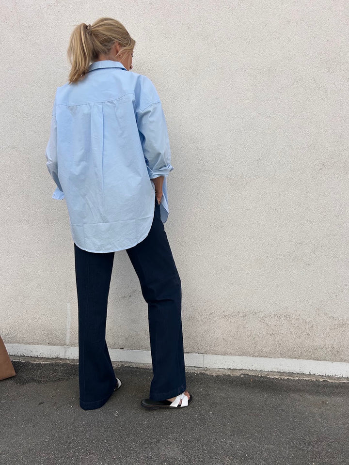 the boxy shirt cashmere blue