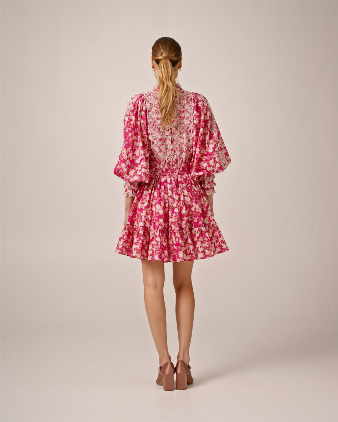 Cotton Slub Mini Dress