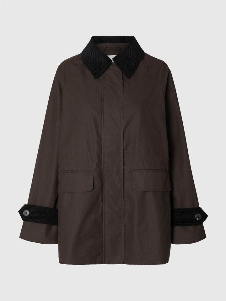 wilma waxed jacket delicioso