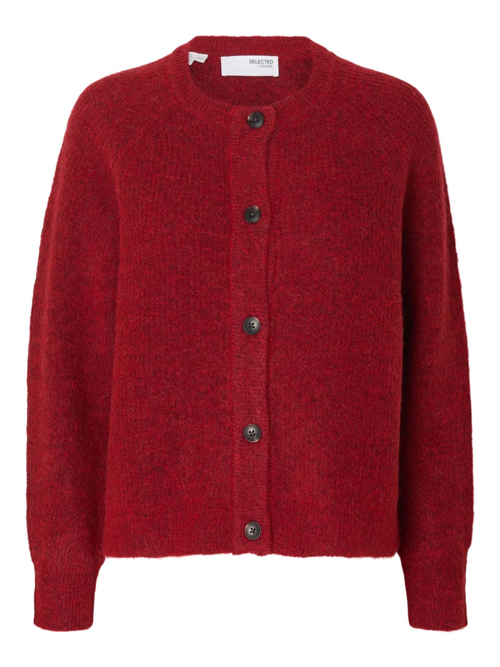 SLFLULU LS KNIT SHORT CARDIGAN