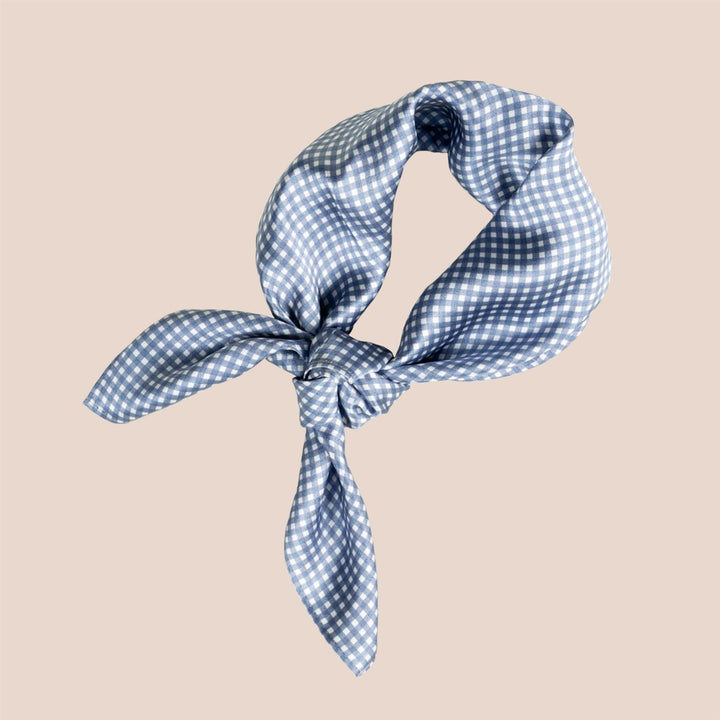 Silkeskjerf Como Light Blue