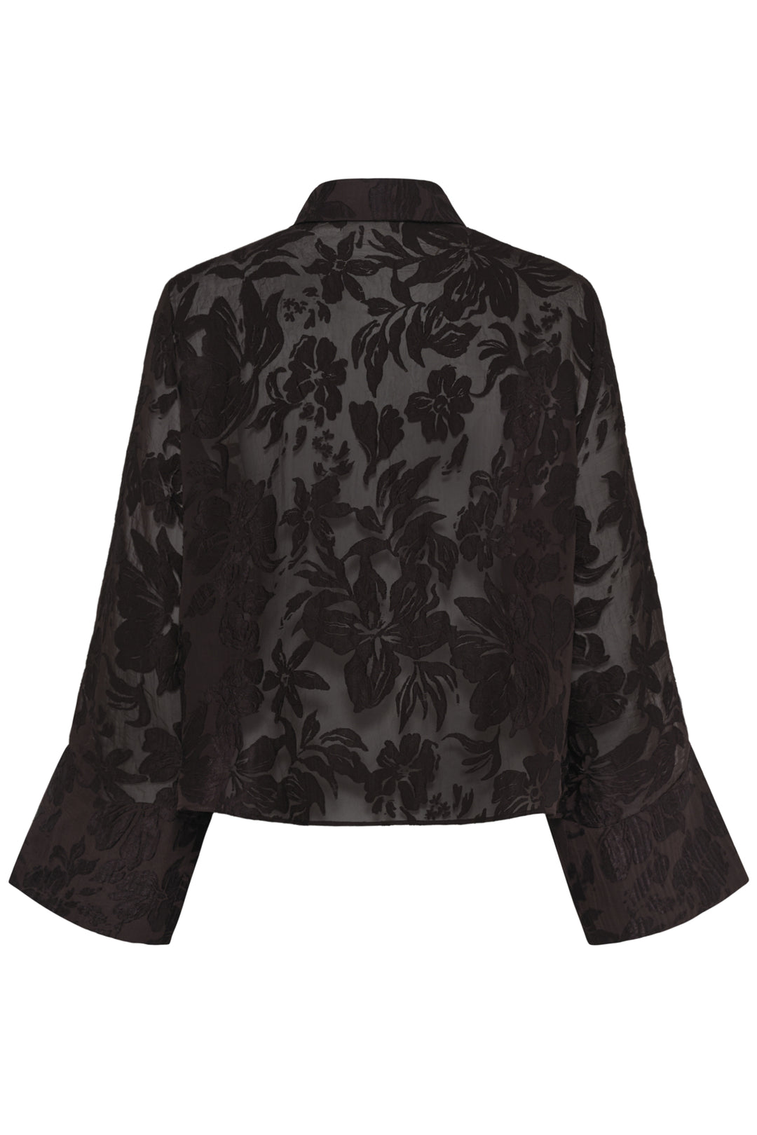 Enya boxy shirt chocolate plum