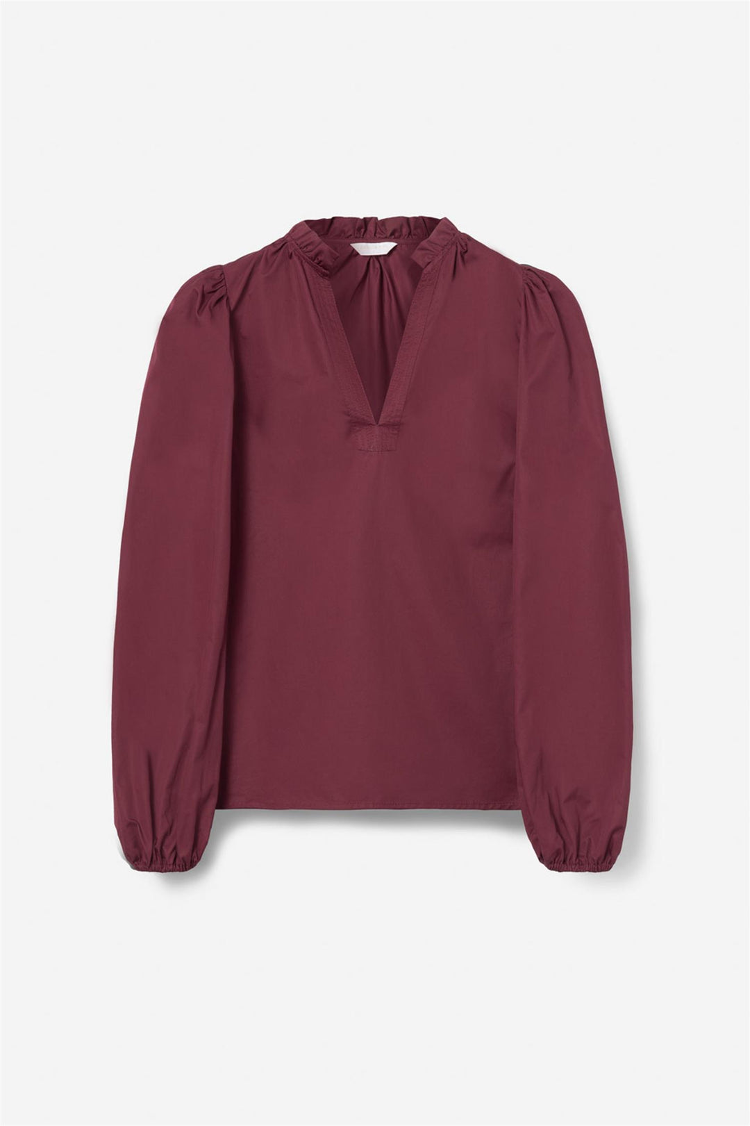 infinity blouse dark red