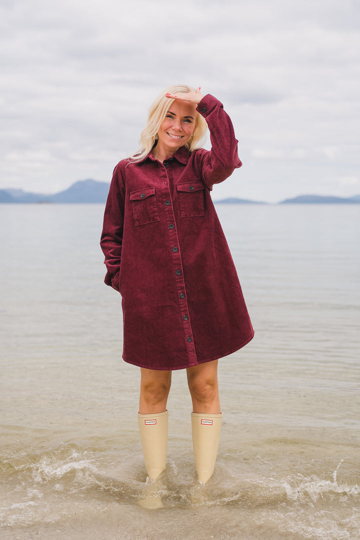 Ella short shirt dress choko
